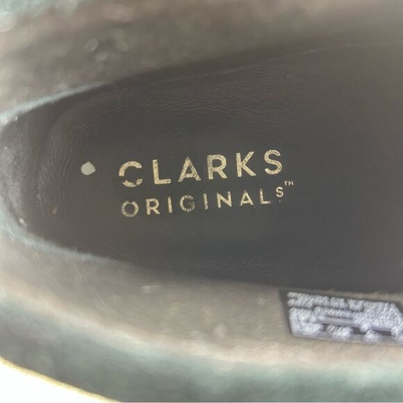 Clarks Wallabee Originals Black Faux Fur Suede Desert Chukka Boot Women’s Size 7 - Picture 10 of 10